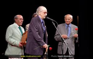 عبدالوهاب شهیدی در جشن سالانه موسیقی ما