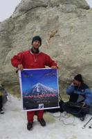 ضبط قطعه «خطه آزادگان» روی قله دماوند توسط امیر سینکی