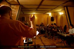 تمرین محمد اصفهانی و گروه ارکسترش برای کنسرت
